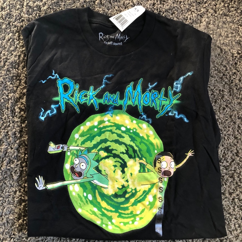 NWT Rick and morty tee